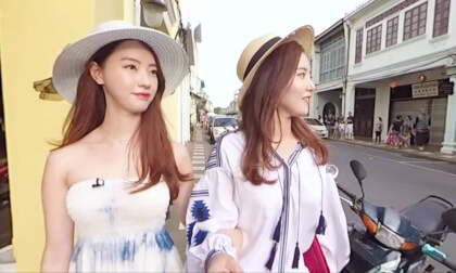 360 VR Tour] Boarding Pass in Thailand ep.7 walk & food