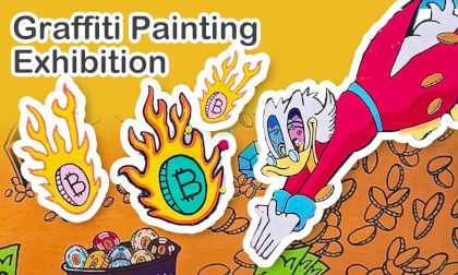 Lu Mi's Trendy Graffiti Painting Exhibition Lu Mi's Trendy Graffiti Painting Exhibition