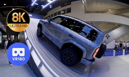 A Formula Leopard car climbing a 45-degree slope VR Video A Formula Leopard car climbing a 45-degree slope VR