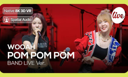 [8K S3D] VENTA X -’it’s Live’ : WOOAH - POM POM POM