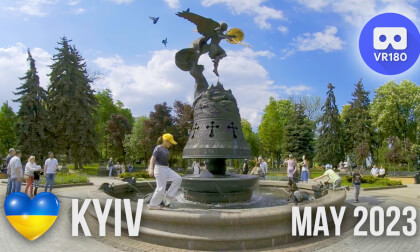 A walk around Kyiv, Ukraine in May 2023. (Freedom Arch, Glass Bridge, Volodymyrska Girka) A walk around Kyiv, Ukraine in May 2023. (Freedom Arch, Glass Bridge, Volodymyrska Girka)
