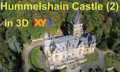 Hummelshain Castle (2), Thuringia, Germany in 3D SBS LR video for VR Hummelshain Castle (2), Thuringia, Germany in 3D SBS LR video for VR