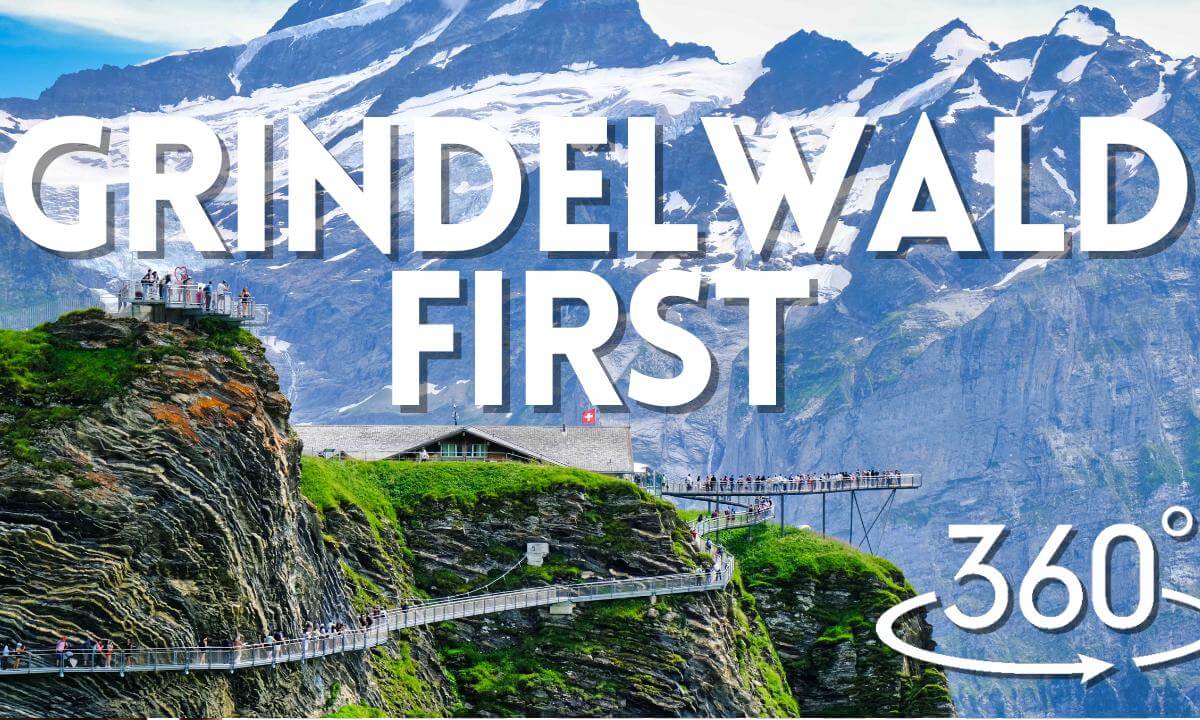 Grindelwald First 360° | Gondola to Lake Bachalpsee VR Hike 8K