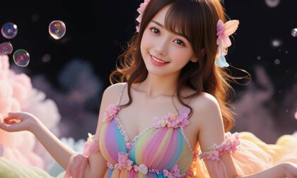 A rainbow-colored world above the clouds VR Video A rainbow-colored world above the clouds VR