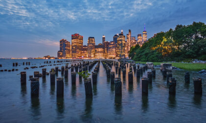 Iconic NYC Skyline @ Dumbo | 14K VR180 Timelapse shot on Q3 Ultra VR180 VR Video Iconic NYC Skyline @ Dumbo | 14K VR180 Timelapse shot on Q3 Ultra VR180 VR