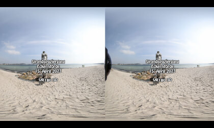 At the beach of Eckernfoerde (VR180 3D 8K) VR Video At the beach of Eckernfoerde (VR180 3D 8K) VR