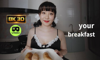 The love breakfast Yao Yao made for you is both beautiful and delicious. VR Video The love breakfast Yao Yao made for you is both beautiful and delicious. VR