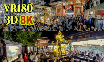Tokyo Asakusa Sanja-Festival  YOI-MMIYA-evening-parade VR Video Tokyo Asakusa Sanja-Festival  YOI-MMIYA-evening-parade VR