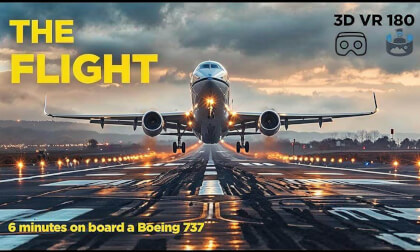 Relaxing Airplane Flight in 3D VR 180: Soothing Sounds from Takeoff to Landing | 6-Minute Break VR Video Relaxing Airplane Flight in 3D VR 180: Soothing Sounds from Takeoff to Landing | 6-Minute Break VR