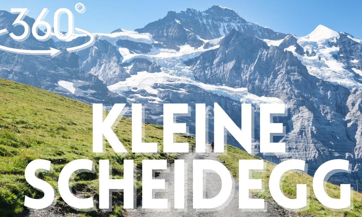 Kleine Scheidegg 360° 8K | Swiss Alps Hike from Grindelwald in VR