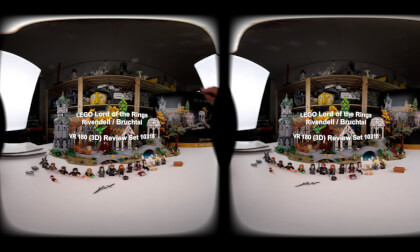 VR180 3D: Review LEGO Rivendell-Bruchtal - Lord of the rings Set 10316