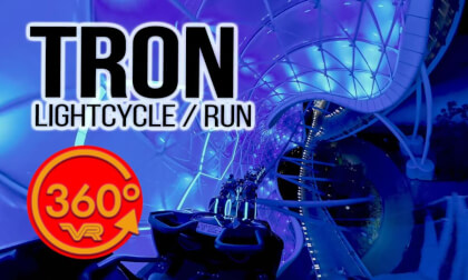 TRON Lightcycle Run Magic Kingdom Back Row Experience VR Video TRON Lightcycle Run Magic Kingdom Back Row Experience VR