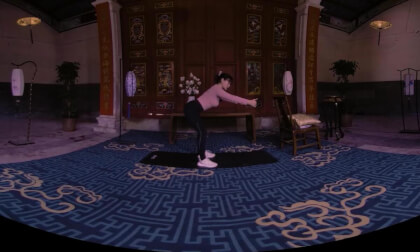 Bending Down in the V-shape - Little Chili Fat Burning Strategy Back Training Series - Episode 7 VR Video Bending Down in the V-shape - Little Chili Fat Burning Strategy Back Training Series - Episode 7 VR