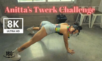 Cami took on the iconic twerk challenge… and delivered. Cami took on the iconic twerk challenge… and delivered.