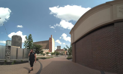 Mall to Capital St Taylor Books via Slack plaza and Brawley