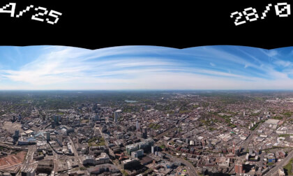 360 timelapse of birmingham first 17 frames 8k test VR Video 360 timelapse of birmingham first 17 frames 8k test VR
