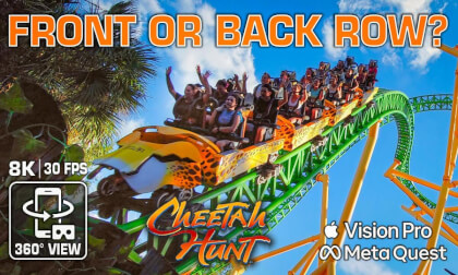 360° Cheetah Hunt 🐆 8K onride POV - The Ultimate Experience VR Roller Coaster Busch Gardens Meta Quest Apple Vision Pro