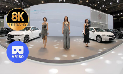 Performance at the booth of Dongfeng-Honda Performance at the booth of Dongfeng-Honda