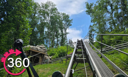 VR 360º Lost Mine Mountain Coaster in Pigeon Forge VR Video VR 360º Lost Mine Mountain Coaster in Pigeon Forge VR