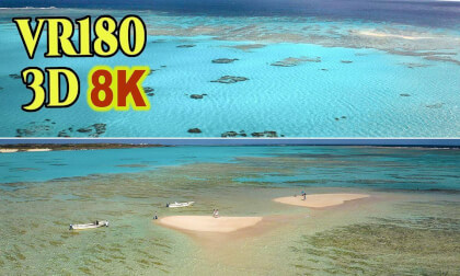 Yoron-island Aerial 3D images ,Horizontally moving time difference stereoscopic images in Kagoshima , JAPAN VR Video Yoron-island Aerial 3D images ,Horizontally moving time difference stereoscopic images in Kagoshima , JAPAN VR