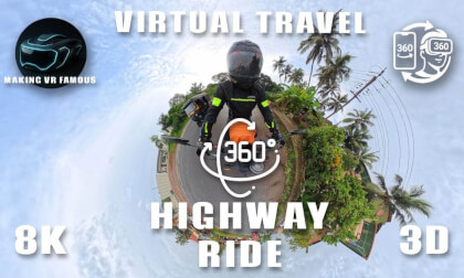 360 VR Highway Ride Mangalore in 8K | POV Bike Ride with ASMR Traffic | Tablet-Optimized VR 360 VR Highway Ride Mangalore in 8K | POV Bike Ride with ASMR Traffic | Tablet-Optimized VR