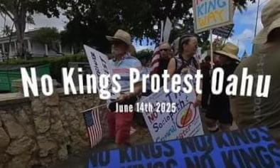 No Kings Protest Oahu (360 video)