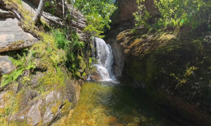 Waterfall and natural Pool (8k, 360) Waterfall and natural Pool (8k, 360)
