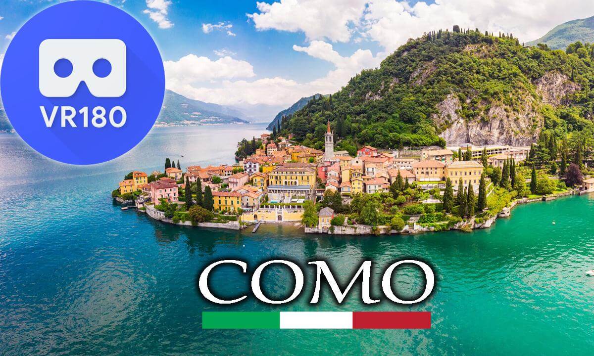 8K VR180 - Como Italy