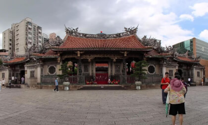 Taipei Monga Longshan Temple and surrounding areas Taipei Monga Longshan Temple and surrounding areas