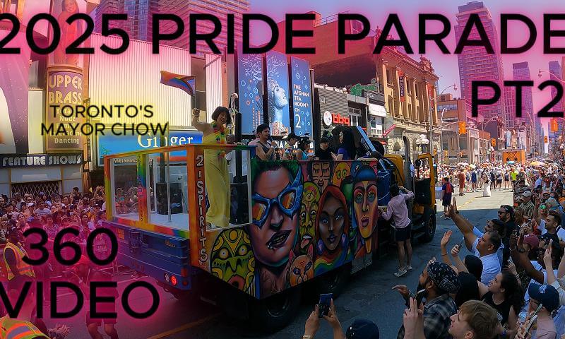 2025 PRIDE PARADE PT 2 - TORONTO, Canada - 8K 360 VR VIDEO - INSTA360 X5