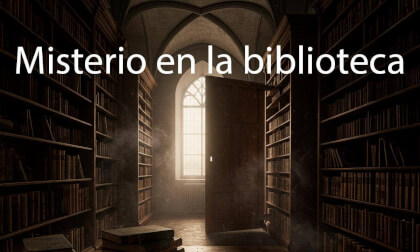 Misterio en la biblioteca Misterio en la biblioteca