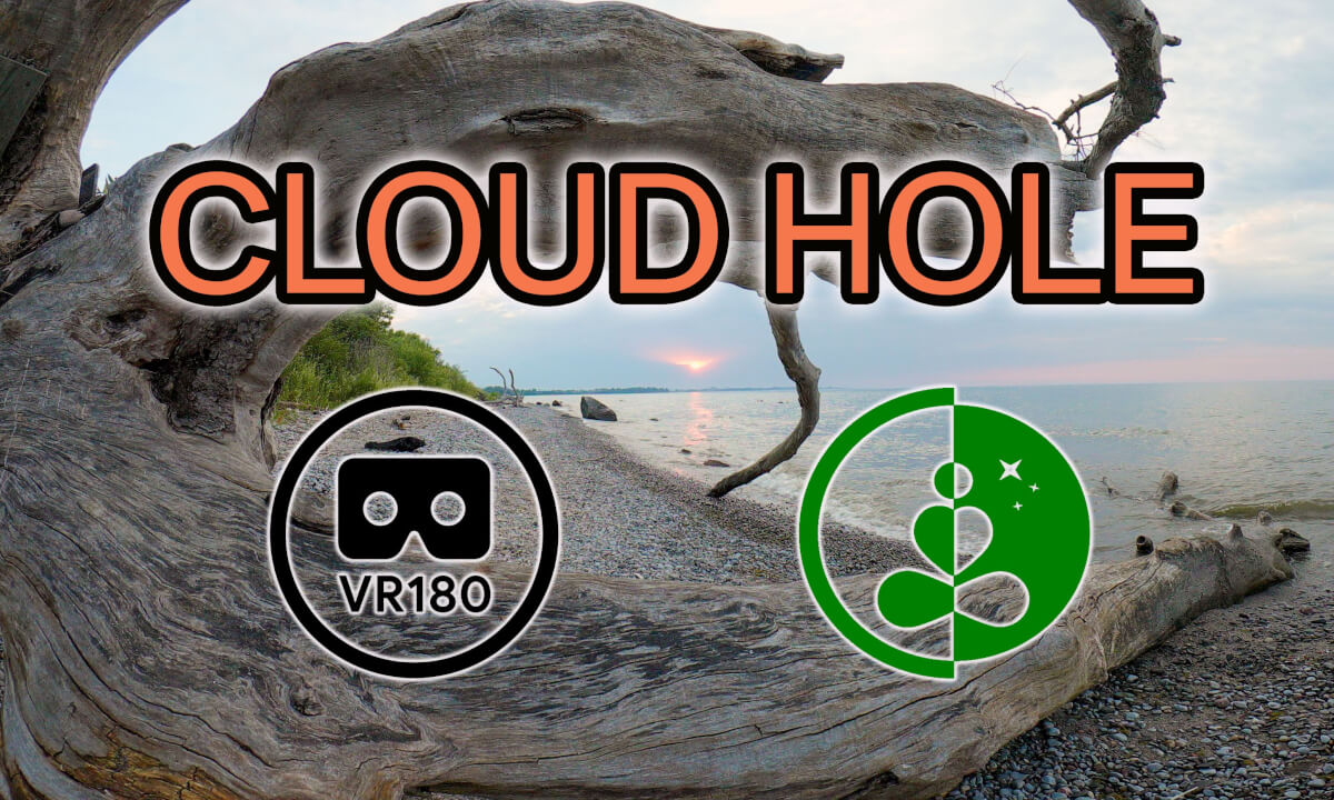 🌅 Sunrise Through Clouds | VR180 Nature Escape | Lake Ontario 🌿