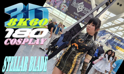 Stellar Blade Cosplay, Experience 3D VR180, AX2024, ステラブレード, コスプレ, cyriichii, 8K60FPS 3DVR VR Video Stellar Blade Cosplay, Experience 3D VR180, AX2024, ステラブレード, コスプレ, cyriichii, 8K60FPS 3DVR VR
