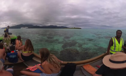 Snorkelling tour on Mystery Island South pacific Snorkelling tour on Mystery Island South pacific