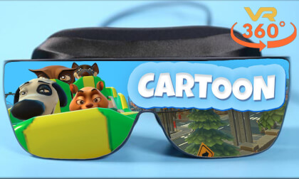 RollerCoaster Cartoon VR 360° 8K