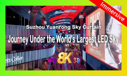 Suzhou Sky Curtain - Immersive Journey Under World's Largest LED Sky | 苏州天幕 - 世界最大LED天空下的沉浸之旅 VR Video Suzhou Sky Curtain - Immersive Journey Under World's Largest LED Sky | 苏州天幕 - 世界最大LED天空下的沉浸之旅 VR