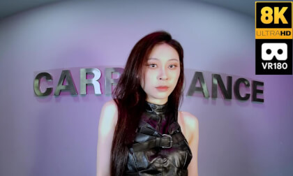 Xiaozhuang dances in black costume VR Video Xiaozhuang dances in black costume VR