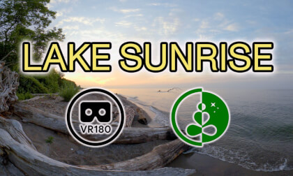 SUNRISE ON THE LAKE | VR180 Nature Relaxation VR Video SUNRISE ON THE LAKE | VR180 Nature Relaxation VR