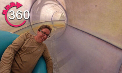 VR 360º Ride on Trail Twisters at Wild Waterdome