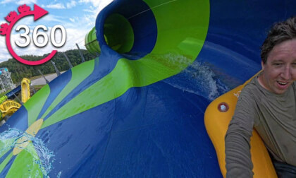 VR 360º Ride on Avalaunch Watercoaster at Soaky Mountain Waterpark VR Video VR 360º Ride on Avalaunch Watercoaster at Soaky Mountain Waterpark VR