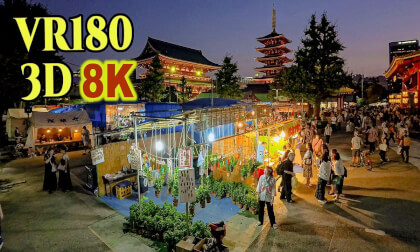 The Asakusa "Hozuki Market" ,a seasonal event that colors the summer in Asakusa, Tokyo,JAPAN VR Video The Asakusa "Hozuki Market" ,a seasonal event that colors the summer in Asakusa, Tokyo,JAPAN VR