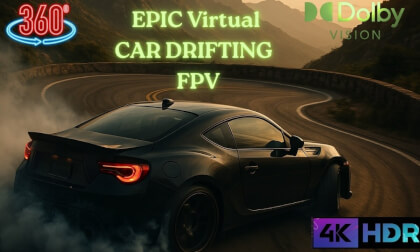 Epic Car Drifting IN VR 360°: FPV Virtual Car Racing Experience VR Video Epic Car Drifting IN VR 360°: FPV Virtual Car Racing Experience VR