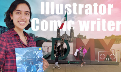 Bilingual Interview Comic Book Artist Ely Galvar VR Video Bilingual Interview Comic Book Artist Ely Galvar VR