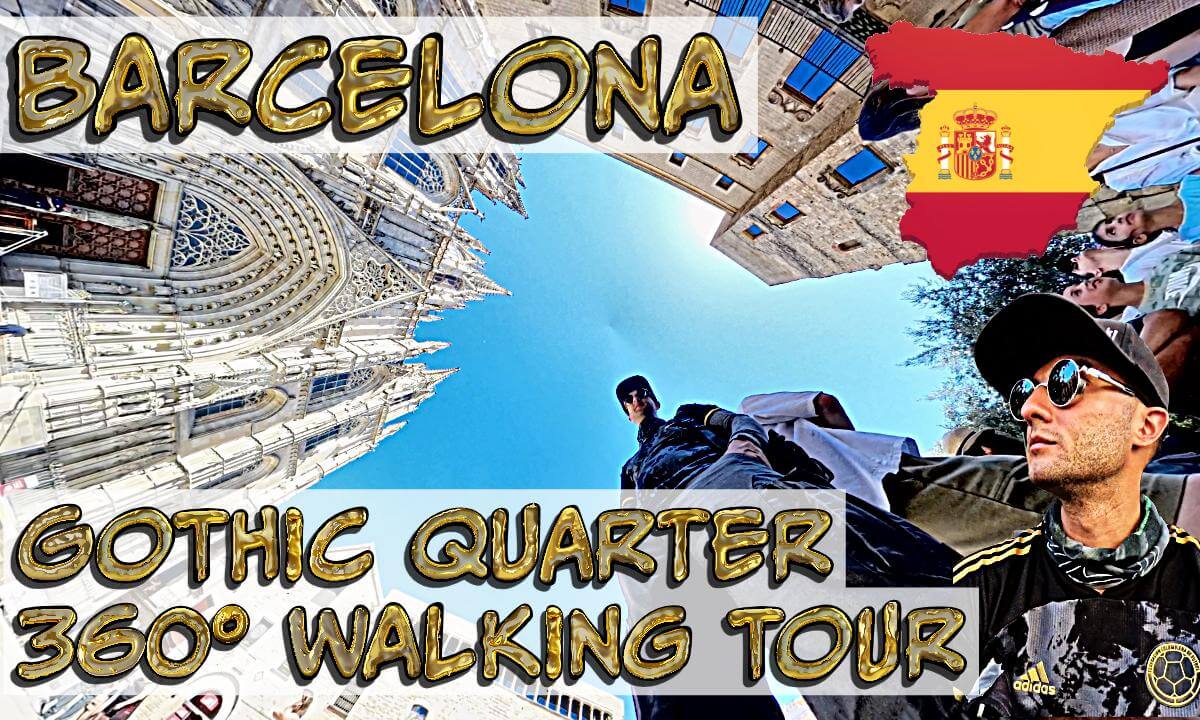 ICONIC GOTHIC QUARTER 🏰 BARCELONA SPAIN 🌎 360° VR