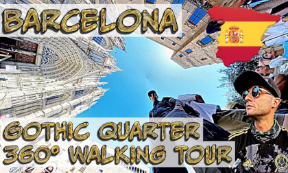 ICONIC GOTHIC QUARTER 🏰 BARCELONA SPAIN 🌎 360° VR VR Video ICONIC GOTHIC QUARTER 🏰 BARCELONA SPAIN 🌎 360° VR VR