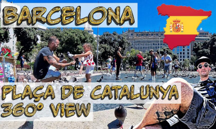 ICONIC PLAÇA DE CATALUNYA 🏛️ BARCELONA SPAIN 🌎 360° VR VR Video ICONIC PLAÇA DE CATALUNYA 🏛️ BARCELONA SPAIN 🌎 360° VR VR
