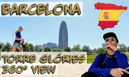ICONIC GLÓRIES TOWER 🗼 BARCELONA SPAIN 🌎 360° VR VR Video ICONIC GLÓRIES TOWER 🗼 BARCELONA SPAIN 🌎 360° VR VR
