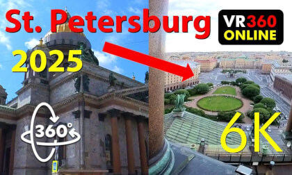 360 VR video 4K  St. Isaac's Cathedral Tour in St. Petersburg, Columnade View of St. Petersburg from Above 2025 videos for glasses VR 360 4K video VR Video 360 VR video 4K  St. Isaac's Cathedral Tour in St. Petersburg, Columnade View of St. Petersburg from Above 2025 videos for glasses VR 360 4K video VR