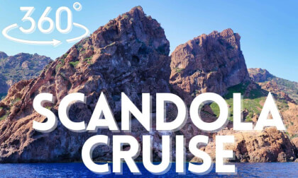 Scandola Nature Preserve 360° | Corsica VR Boat Tour & Sea Caves 8K VR Video Scandola Nature Preserve 360° | Corsica VR Boat Tour & Sea Caves 8K VR
