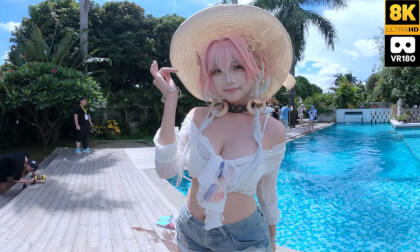 Villa swimming pool cos shooting 02